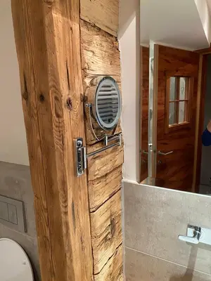 Ein Badezimmer in der Unterkunft Hoagascht