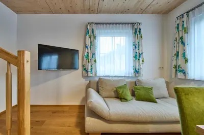 TV/Unterhaltungsangebot in der Unterkunft Ferienwohnung Paula
