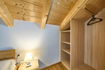 Ein Bett oder Betten in einem Zimmer der Unterkunft Ferienwohnung Lisa