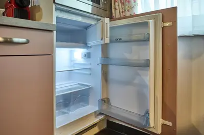 Küche/Küchenzeile in der Unterkunft Ferienwohnung Lisa