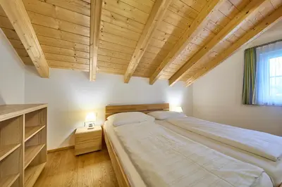 Ein Bett oder Betten in einem Zimmer der Unterkunft Ferienwohnung Lisa