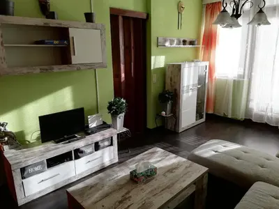 Küche/Küchenzeile in der Unterkunft Appartement Schneerose
