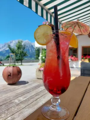 Getränke in der Unterkunft Hotel Schröckerhof