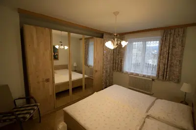 Ein Bett oder Betten in einem Zimmer der Unterkunft Haus Bergland