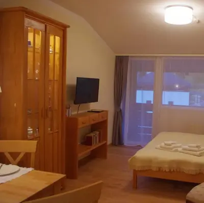 Ein Bett oder Betten in einem Zimmer der Unterkunft Ferienwohnung Klein&Fein