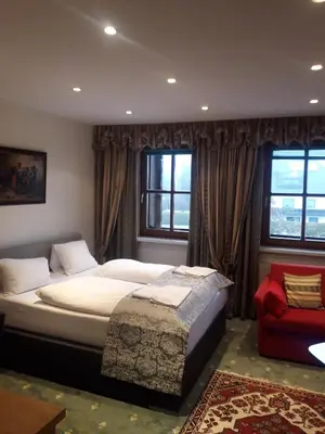 Ein Bett oder Betten in einem Zimmer der Unterkunft Liezenerhof