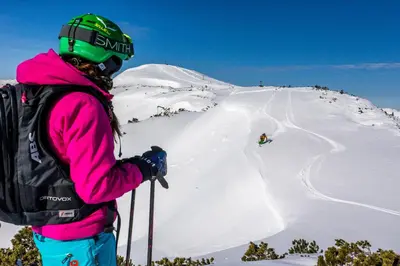 Skifahren im Hotel oder in der Nähe