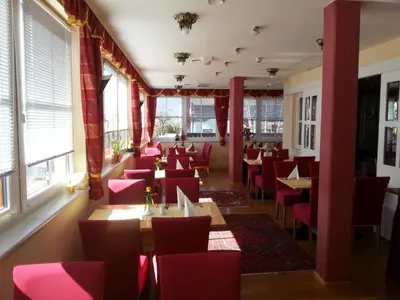 Ein Sitzbereich in der Unterkunft Liezenerhof