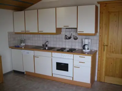 Küche/Küchenzeile in der Unterkunft Ferienwohnungen Haus Sonnenschein