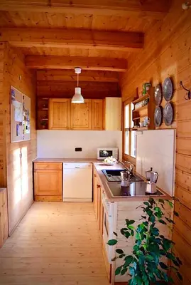 Küche/Küchenzeile in der Unterkunft Ferienhaus Wagner