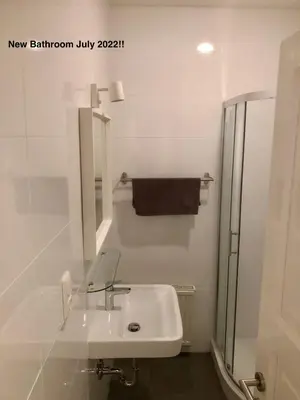 Ein Badezimmer in der Unterkunft Loetje