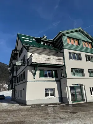 Das Gebäude in dem sich die Ferienwohnung befindet