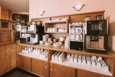 Kaffee-/Teezubehör in der Unterkunft Hotel Montana