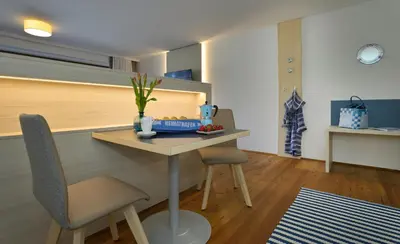 Grundriss der Unterkunft Frauscher Hafen-Apartments