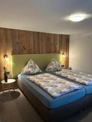 Ein Bett oder Betten in einem Zimmer der Unterkunft Ferienhaus Sonnberg