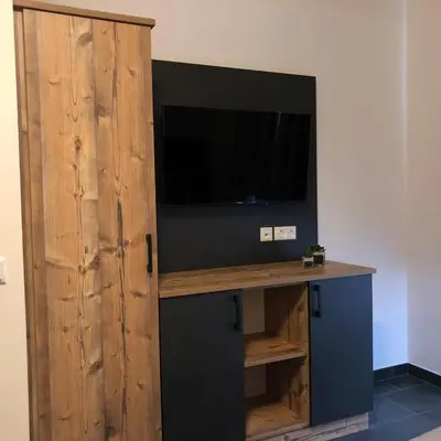 Küche/Küchenzeile in der Unterkunft Am Holzmeisterweg 31 