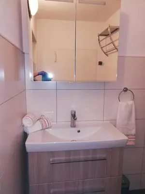 Ein Badezimmer in der Unterkunft Panorama Appartment