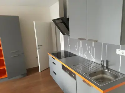 Küche/Küchenzeile in der Unterkunft Panorama Appartment