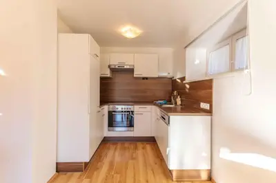 Küche/Küchenzeile in der Unterkunft Apartment Eisl