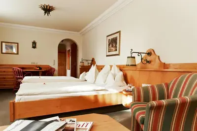 Ein Bett oder Betten in einem Zimmer der Unterkunft Hotel Lindner