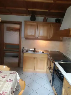 Küche/Küchenzeile in der Unterkunft Apartment Vorderstoder