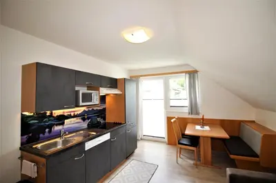 Küche/Küchenzeile in der Unterkunft Apartments Luidold