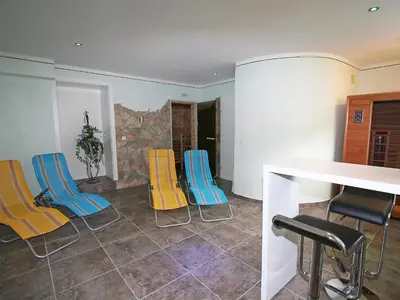Ein Sitzbereich in der Unterkunft Apartment Rosi-1 by Interhome