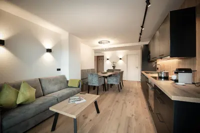 Küche/Küchenzeile in der Unterkunft Appartement Alpenrot