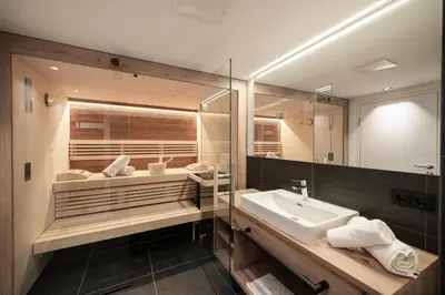 Ein Bett oder Betten in einem Zimmer der Unterkunft Appartement Alpenrot