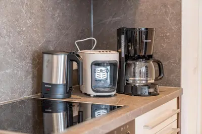 Kaffee-/Teezubehör in der Unterkunft Appartement - das kleine Bleiberger by Schladmingurlaub