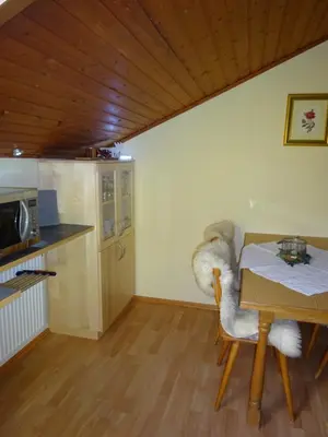 Küche/Küchenzeile in der Unterkunft Ferienwohnung Haus Lehen
