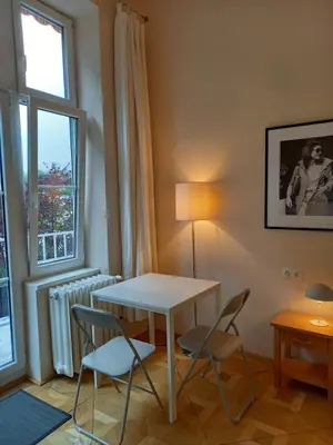 Grundriss der Unterkunft WOLKE, Apartment mit Balkon am Fluss, Zentrum, Parkplatz