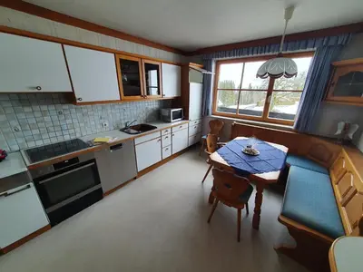 Küche/Küchenzeile in der Unterkunft Haus Schattau