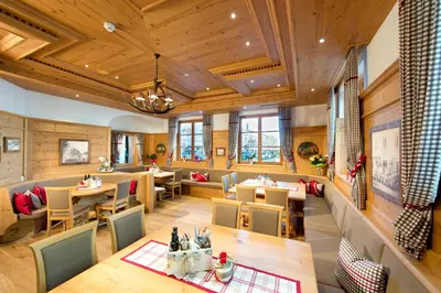Ein Sitzbereich in der Unterkunft Hotel Gambswirt