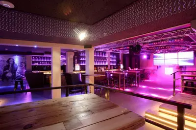Lounge oder Bar in der Unterkunft Hotel Gambswirt