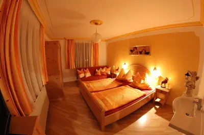 Ein Bett oder Betten in einem Zimmer der Unterkunft Oberharreithhof