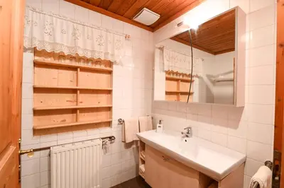 Ein Badezimmer in der Unterkunft Auerhof