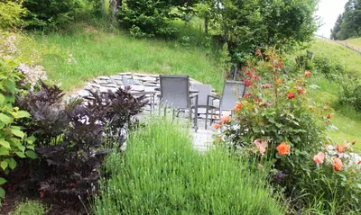 Ein Garten an der Unterkunft Appartements Naturnah