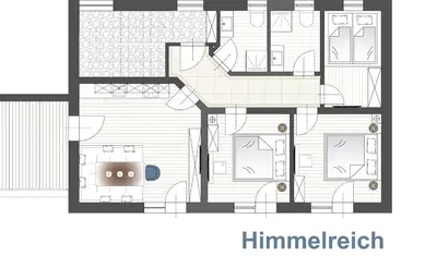 Grundriss der Unterkunft Mountainlodge by Skischule Hermann Maier