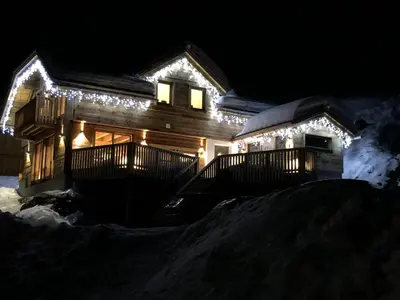Naturlandschaft in der Nähe des Chalets