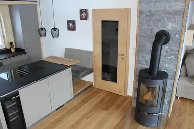 Küche/Küchenzeile in der Unterkunft Ferienhaus Gschwandtl