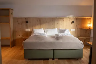 Ein Bett oder Betten in einem Zimmer der Unterkunft Rücklhof