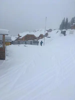 Talhütte App.2 im Winter