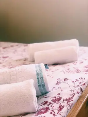 Ein Bett oder Betten in einem Zimmer der Unterkunft Dachstein view ski apartment