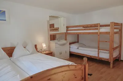 Ein Bett oder Betten in einem Zimmer der Unterkunft Ferienwohnung Schaupphof