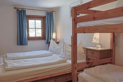 Ein Bett oder Betten in einem Zimmer der Unterkunft Ferienwohnung Schaupphof