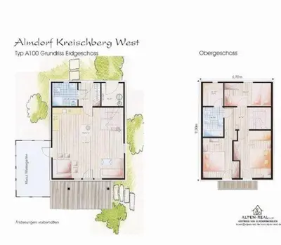 Grundriss der Unterkunft Wohlfühl Chalet Alpenglöckchen