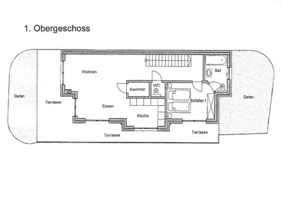 Grundriss der Unterkunft SonnenChalet Werfenweng