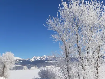 Haus Untermühle im Winter