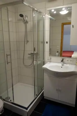 Ein Badezimmer in der Unterkunft Haus Fuchs